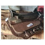 Metal wood Stove Door and Brackets