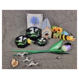 Nesting container, and spring decor