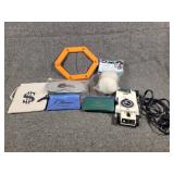 Mini/travel iron, dryer balls & night eye covers