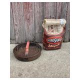 Charcoal Round Grill & Mesquite charcoal