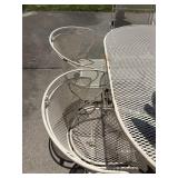 Wrought Iron Patio Set w/ umbrella
