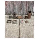 Pipe Joiners & 4 hole Bracket support