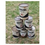 Havoline Motor Oil Cans