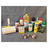 Cleaning supplies and bug spray