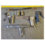 Oil pump, air compressor drill, and saw
