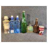 Miscellaneous jars and bottles.