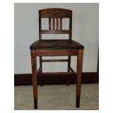 Brown wooden chair
