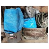 6 gallon Vac Base Brass Bucket with Tarps