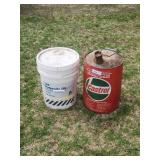 Castrol Can, Hydraulic Oil Bucket