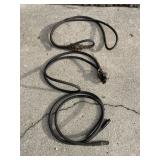 Hydraulic hoses.