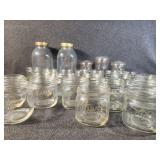 Various canning jars Mason, Ball jars and more.