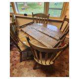 Round Dining Table with Chairs