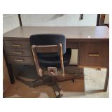 Desk with Rolling Chair