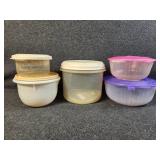 Anchor Hocking and Tupperware Plastic Containers