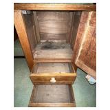 Rustic Wood Hand Crafted Nightstand 24" x 18"