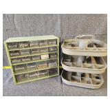 Nail & bulb organizers, nails bulbs & screws