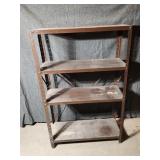 Brown Metal Shelf