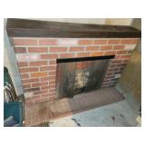 Electric Brick Fireplace