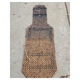 Wooden Beaded Mat