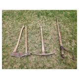 Log Mover, Pick Axe, Axes