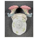 VINTAGE HULL WILDFLOWER & floral dish
