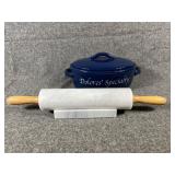 Marble roller & cradle, Delores