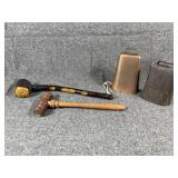 Vintage Cow Sheep Livestock Bells & paddles