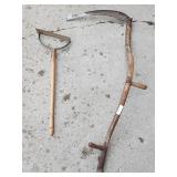 Hand held weed whip and more.