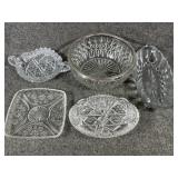 Vintage Fostoria American Bowls & glass dishes
