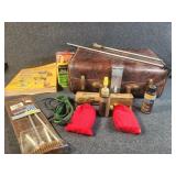 Gun cleaning kit and more.