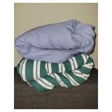 2 large comforter blankets