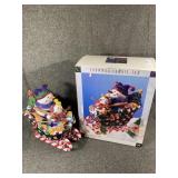 Christmas snowman cookie jar