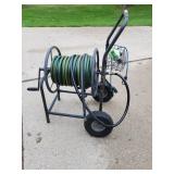 Hose with reel.