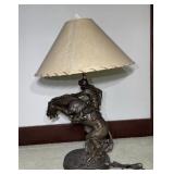 Table top Horse Lamp
