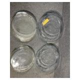 Pyrex pie dishes & fire king oven ware