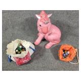 Pink Unicorn & Marbles