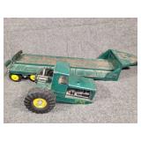 Nylant Toys Green lowboy tractor