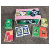 Automatic card shuffler & decks of cards