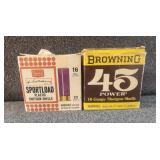 Browning & Sportload 16 Ga shotgun shells