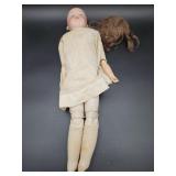 Antique German Jointed Doll(has damage)