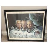 Astronauts of Apollo 11 by Alton S. Tobey, Print