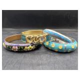Cloisonné bangle, Stretch Bangle