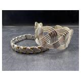 Silver fashion cuff bracelet