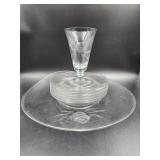 Fostoria Glass Platter, Plates(6), Wine Glass