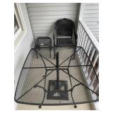 Black Outdoor Patio Set