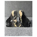 Marble Bookends