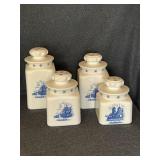 Dutch Holland Themed Canister Set