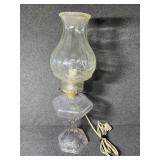 Tall Electric Hurricane Lamp- does work
