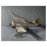 Metal/Tin vintage airplane decor