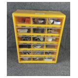 Organizer w/ clips, nails, crack filling